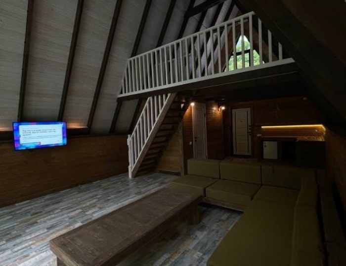 Двухэтажный дом с террасой с видом на природу - Отель Shalet Bridge / ЭКО Шале Мост Гагра