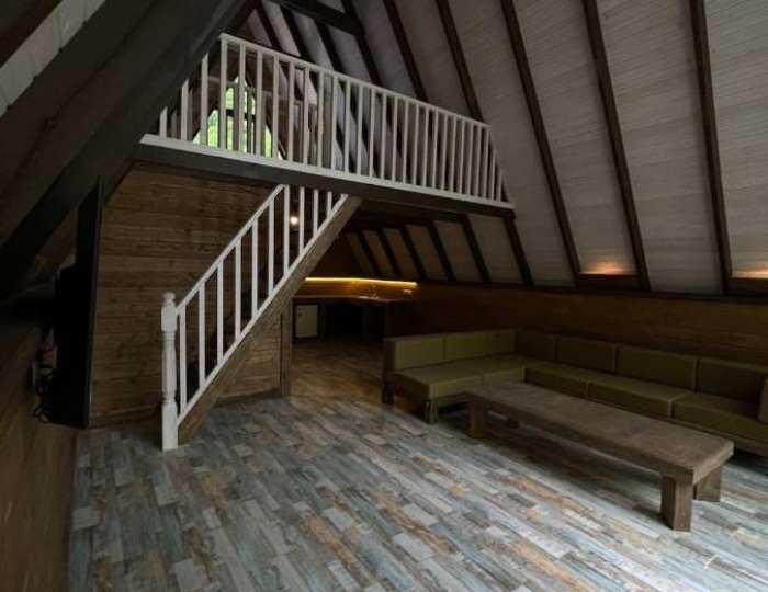 Двухэтажный дом с террасой с видом на природу - Отель Shalet Bridge / ЭКО Шале Мост Гагра